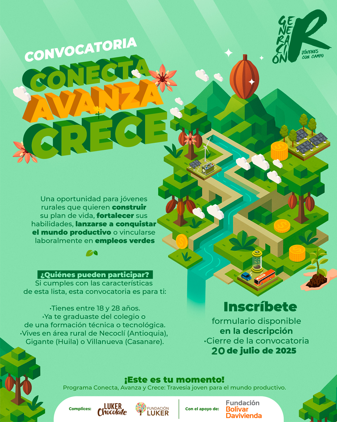 Convocatoria al programa Conecta Avanza Crece